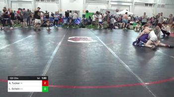 132-C lbs Round Of 32 - Andrew Tucker, MI vs Lane Schein, OH