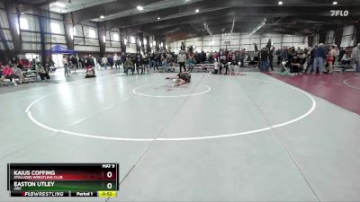 120 lbs Cons. Round 2 - Easton Utley, JWC vs Kaius Coffing, Stallions Wrestling Club