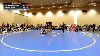 130 lbs Quarters - Lilliana Massenzio, New Jersey vs Cristel Miguel, Connecticut