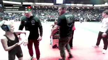 65 lbs Champ. Round 1 - Benjamin Largent, NBHA vs Garrett Nicklos, HHY1