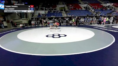 130 lbs Champ. Rd Of 64 - Kiana Trudell, ID vs Sela Rozov, NJ