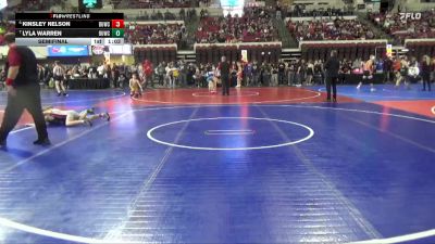 78 lbs Semifinal - Kinsley Nelson, Conrad Wrestling Club vs Lyla Warren, Malta Mustang Wrestling Club