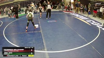 67 lbs Semifinal - Grey Dias, Shootbox vs McGinness Willoughby, Northside Wrestling Club