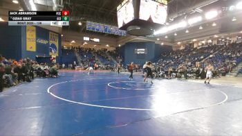 138 lbs 7th Place Match - Jack Abramson, Pingry School vs Ozias Gray, Acadiana