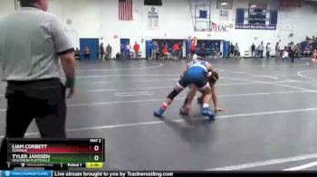 165 lbs Champ. Round 2 - Liam Corbett, Dubuque vs Tyler Janssen, Wisconsin-Platteville
