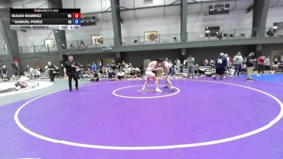 Junior Boys GR - 157 lbs Cons. Round 5 - Isaiah Ramirez, WA vs Samuel Perez, CA