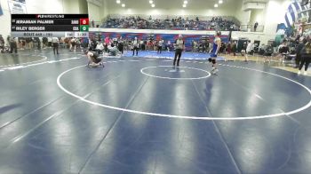 190 lbs Cons. Round 3 - Jeramiah Palmer, Sandpoint vs Riley Berger, Coeur D Alene