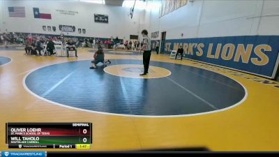 150 lbs Semifinal - Will Taholo, Southlake Carroll vs Oliver Loehr, St. Mark`s School Of Texas