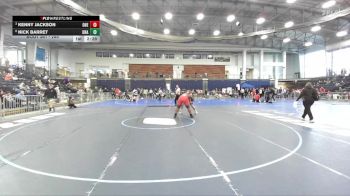 285 lbs Quarterfinal - Kenny Jackson, Oneonta State vs Nick Barret, Unattached