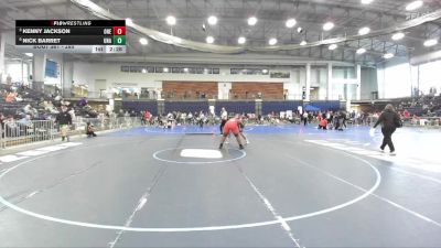 285 lbs Quarterfinal - Kenny Jackson, Oneonta State vs Nick Barret, Unattached