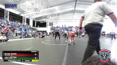 110 lbs Round 3 (4 Team) - Nyjah Wood, SEK Elite vs Colt Heston, Slyfox Black