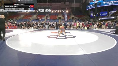 100 lbs Champ. Rd Of 128 - Rhida Martinez, TX vs Rosa Suarez-Rodriguez, CA