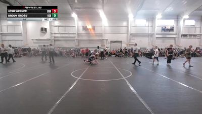 92 lbs Round 2 (8 Team) - Brody Gross, Ohio Gold Black vs Josh Werner, CrossRoads Wrestling