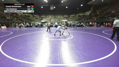 140 lbs Semifinal - Blake Woodward, Buchanan vs Leo Maestas, Clovis North