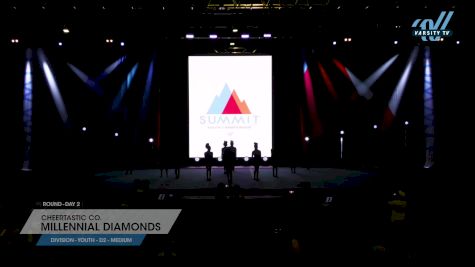 Cheertastic Co. - Millennial Diamonds [2023 L1 Youth - D2 - Medium Day 2] 2023 The Youth Summit