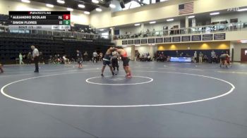 285 lbs Cons. Round 3 - Simon Flores, Cerritos College vs Alejandro Scolari, Palomar College
