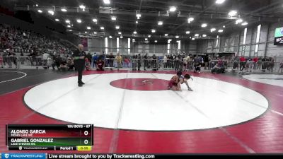 67 lbs Cons. Round 3 - Alonso Garcia, Moses Lake WC vs Gabriel Gonzalez, Lake Stevens WC