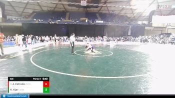 108 lbs Quarterfinal - Jovanny Estrada, Wrestling Club Tacoma Slam vs Knox Kjar, Liberty Warriors Wrestling Academy