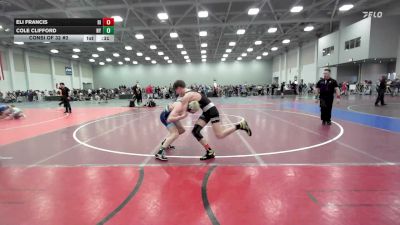 132 lbs Consi Of 32 #2 - Eli Francis, RI vs Cole Clifford, NY