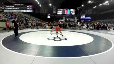 132 lbs Cons. Sub-rd Of 16 - Luke Cline, MO vs Conner Whitely, OH