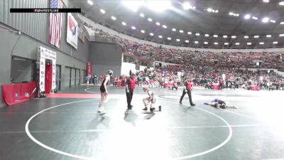 118 lbs Champ. Round 2 - Jazlyn Glasbrenner, FWA vs Emma Pearl Jardine, MES Wrestling