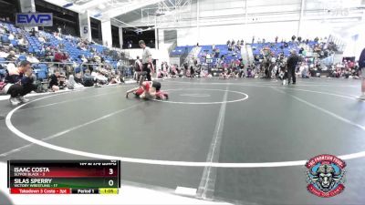 88 lbs Placement (4 Team) - Isaac Costa, Slyfox Black vs Silas Sperry, Victory Wrestling