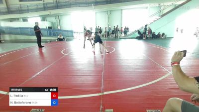 102 lbs Rr Rnd 5 - Logan Padilla, Silverback WC vs Nico Battafarano, Rkda