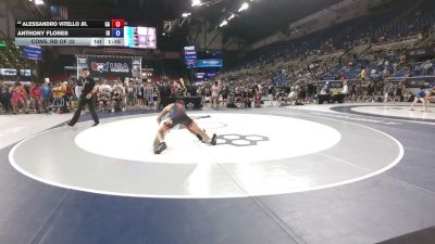 132 lbs Cons. Rd Of 32 - Alessandro Vitello Jr., Georgia vs Anthony Flores, Idaho