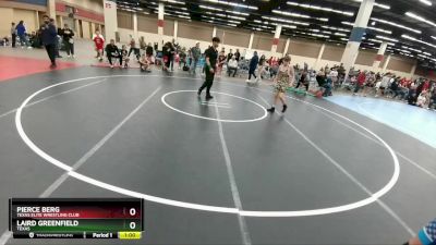 110 lbs Cons. Semi - Laird Greenfield, Texas vs Pierce Berg, Texas Elite Wrestling Club