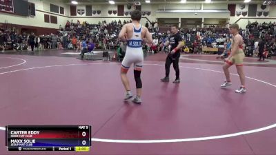 14U-9 lbs Round 1 - Carter Eddy, Indee Mat Club vs Maxx Solie, Jesup Mat Club