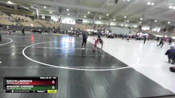 58 lbs Cons. Semi - Emerson Gardner, Seymour Youth Wrestling vs Raylyn Lawrence, Ground Zero Wrestling
