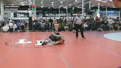 134 lbs Rr Rnd 2 - Gabe Campanelli, Kraken - HSC vs Luca Popolizio, Journeymen Black - HSC