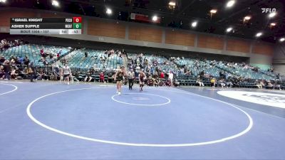 157 lbs Cons. Round 3 - Asher Supple, Menlo-Atherton vs Israel Knight, Pershing County