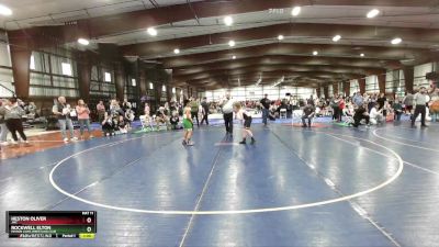 91 lbs Cons. Round 2 - Rockwell Elton, Payson Lions Wrestling Club vs Heston Oliver, JWC