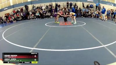 68 lbs Placement - Henry Riesen, East Noble TUF vs Drew Janda, Hobart Wrestling Club