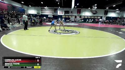 106 lbs Champ. Round 2 - Carbajal Lucas, Temecula Valley vs Benicio Thome, Bishop Amat