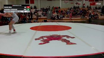 144 lbs Round 5 (6 Team) - Gavin Bell, Hill City HS vs Kamden Fordham, Onaga HS