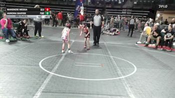 60 lbs 3rd Place - Makenzie Messa, Belvidere Braves vs Aurora Bartee, Power Half Wrestling Academy