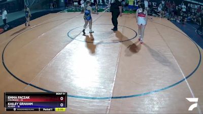 126 lbs Round 3 (8 Team) - Zoe Greer, Colorado vs Taylynn Stratton, Alaska