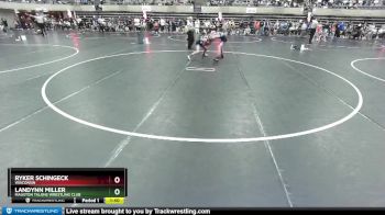 119 lbs Quarterfinal - Ryker Schingeck, Wisconsin vs Landynn Miller, Mauston Talons Wrestling Club