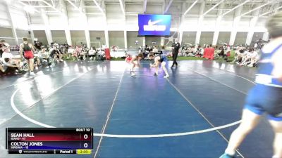 138 lbs 2nd Wrestleback (8 Team) - Sean Hall, Idaho vs Colton Jones, Virginia