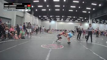55 lbs Champ. Round 1 - Myra Shannon, Longwood Wrestling Club vs Vinny Lashaway, Eastwood Eagle Wrestling Club