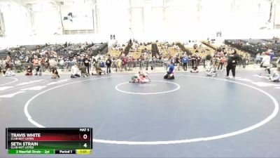 106 lbs Quarterfinal - Seth Strain, Club Not Listed vs Travis White, Club Not Listed