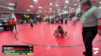 115 lbs Quarterfinal - Kim Arenas, Segerstrom vs Ashlie Pineda, Orange Vista