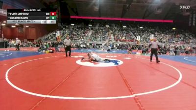 2A-150 lbs 3rd Place Match - Flint Linford, Cokeville vs Cullen Davis, Upton