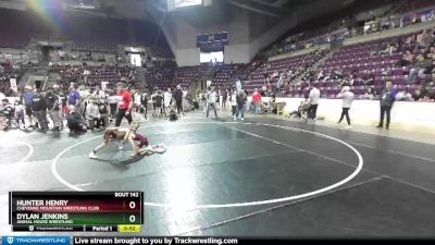 61-63 lbs Round 2 - Dylan Jenkins, Animal House Wrestling vs Hunter Henry, Cheyenne Mountain Wrestling Club