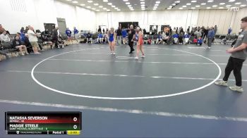 155 lbs Finals (2 Team) - Maggie Steele, Saint Michael/Albertville vs Natasha Severson, Bemidji