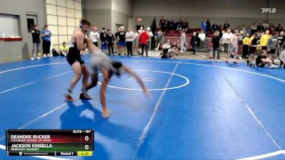 197 lbs Quarterfinal - Deandre Rucker, Colorado School Of Mines vs Jackson Kinsella, Nebraska-Kearney