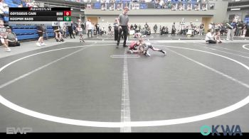 49 lbs Consolation - Odysseus Cain, Morrison Takedown Club vs Kooper Bass, Kingfisher YellowJackets