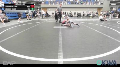 49 lbs Consolation - Odysseus Cain, Morrison Takedown Club vs Kooper Bass, Kingfisher YellowJackets